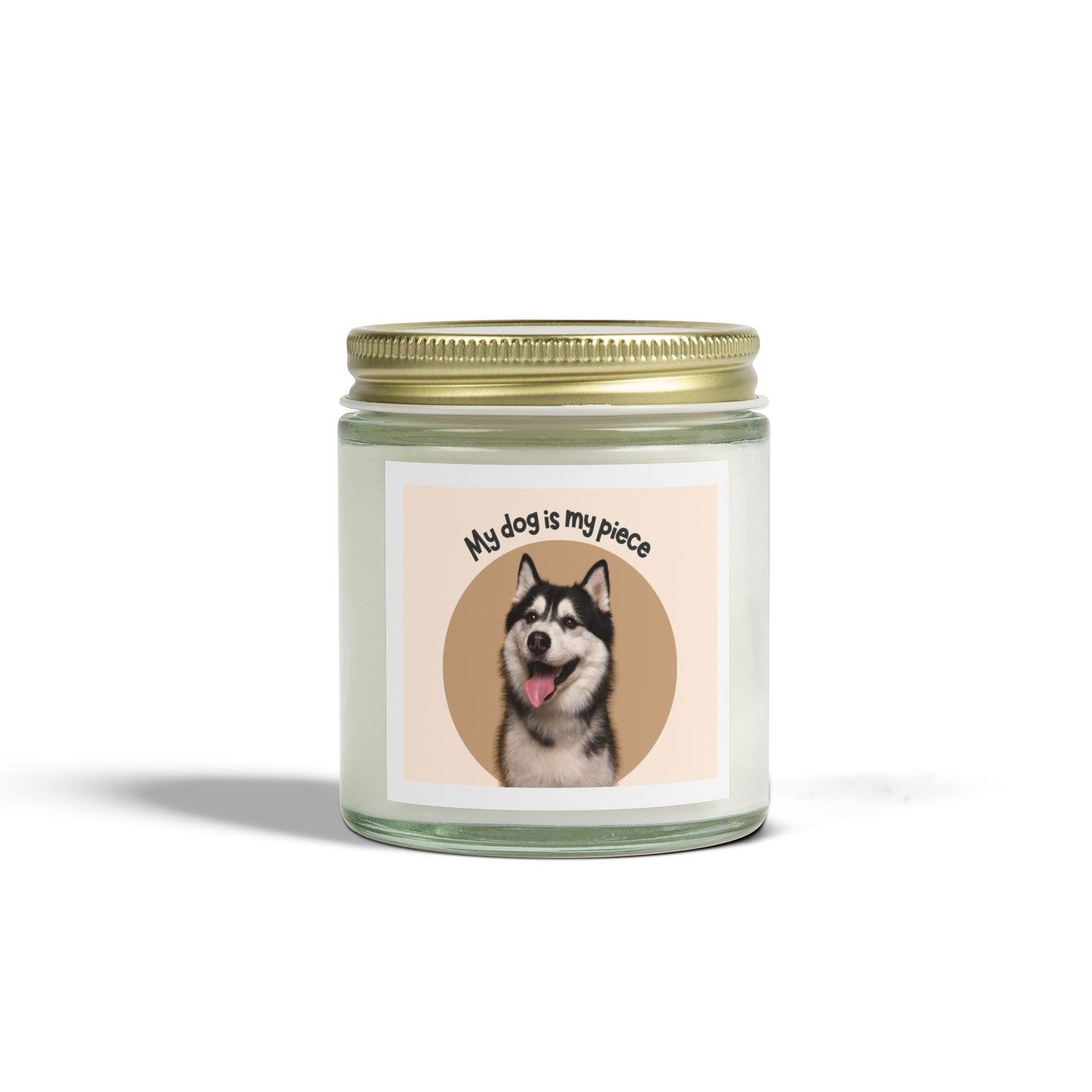 Dog Lover Scented Candles, Coconut Apricot Wax, Cute Pet Decor, Gift for Dog Owners, Pet Memorial, Home Fragrance